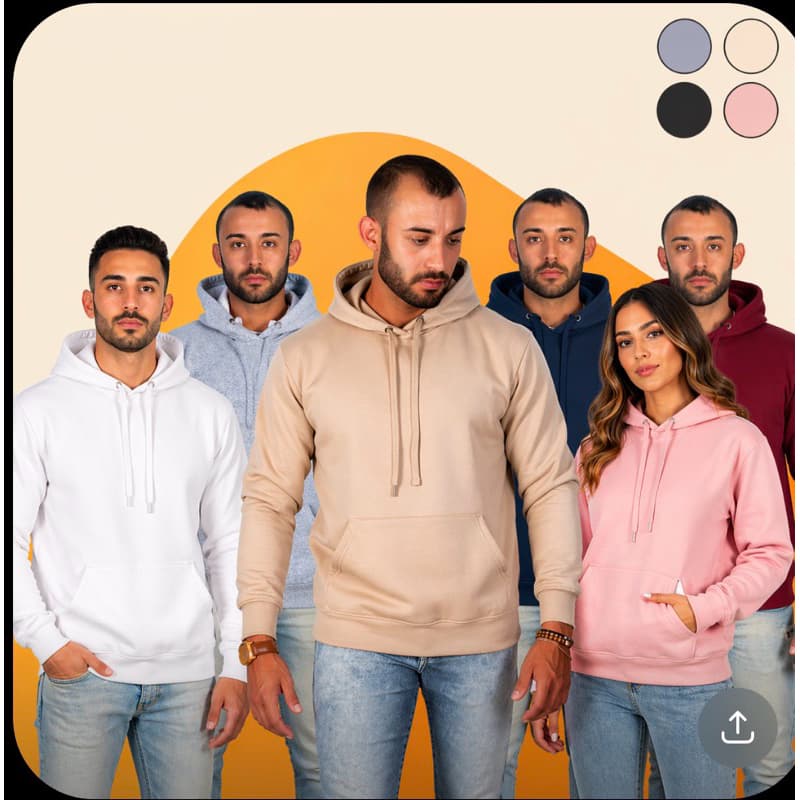 Blusa Moletom Cangaru Lisa Unissex Inverno Premium Algodão Macio