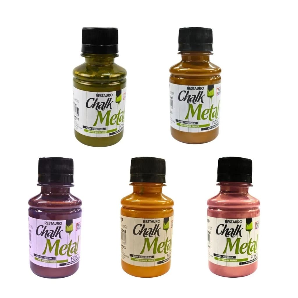 Tinta Restauro Chalk Metálica 100ml True Colors