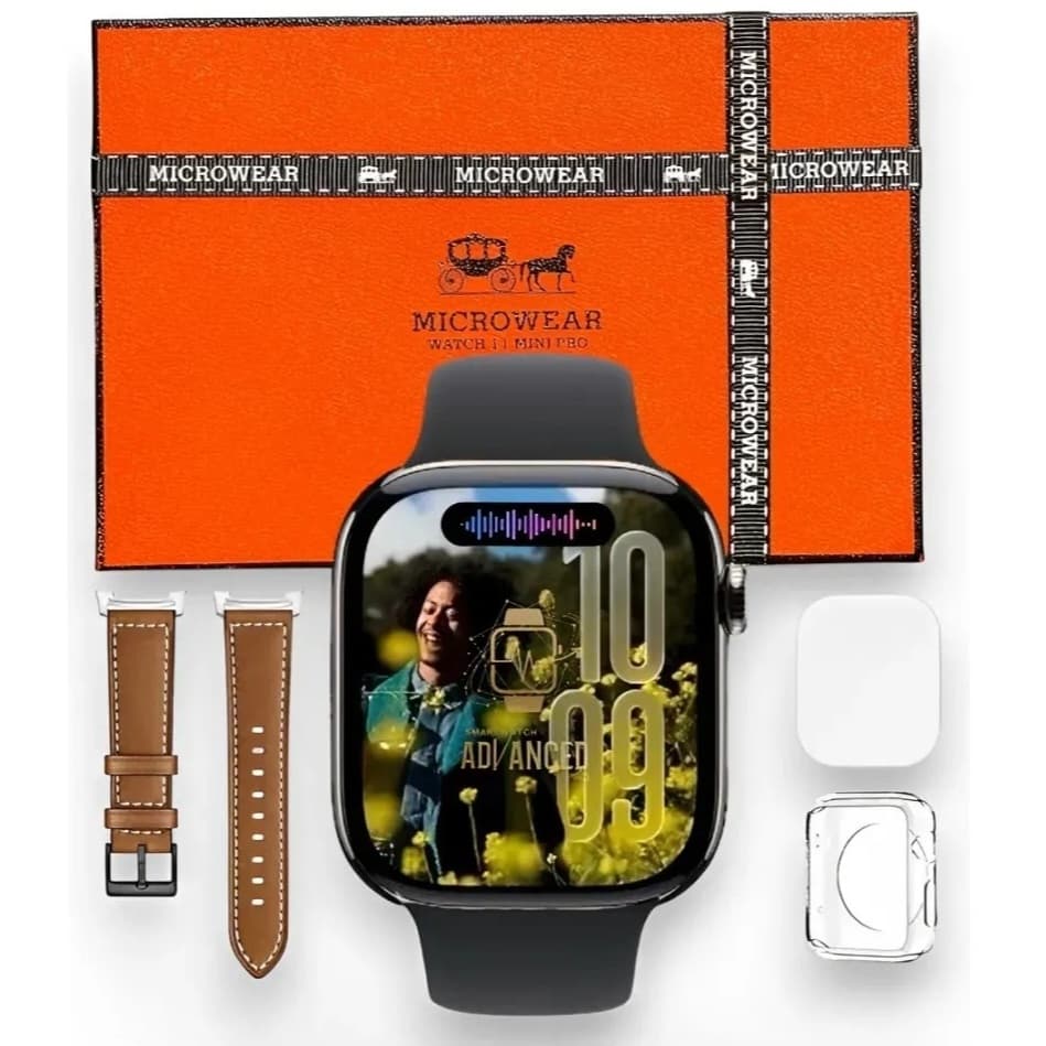 Microwear Smartwatch W11 Mini Pro Bluetooth Chamadas Fitness Android iOS Mais Vendido