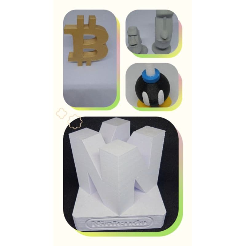 Decoração Criativa 3D Conjunto Geek para Ambiente