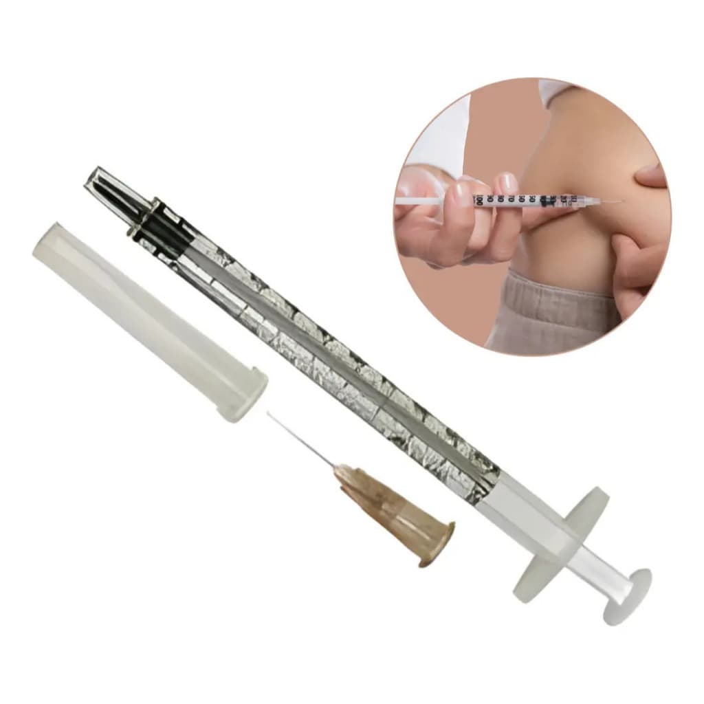 KIT 10 A 40 Seringa com Agulha Insulina 1ml Descartavel marca Descarpack para aplicacao Insulina, Monjuaro, Tz, Lipoless