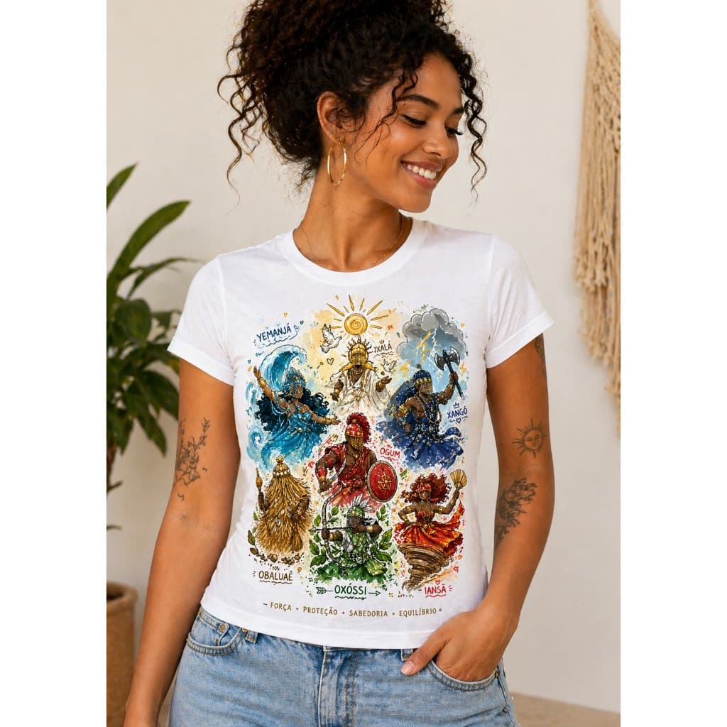 T-shirt, Orixás, Umbanda, crença