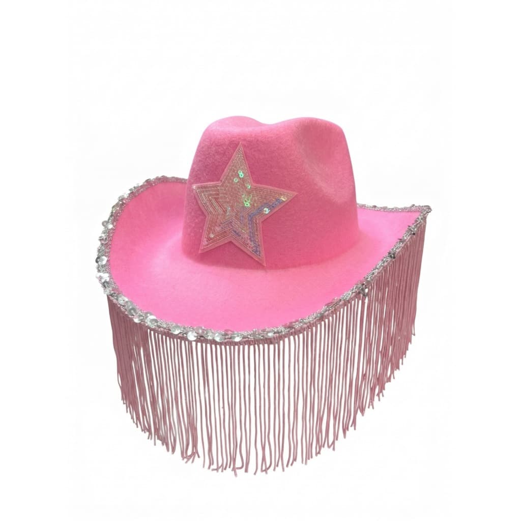 Chapéu Country Ana Castela Boiadera Rodeio Sertanejo Cowgirl Rosa Pink Show Fantasia