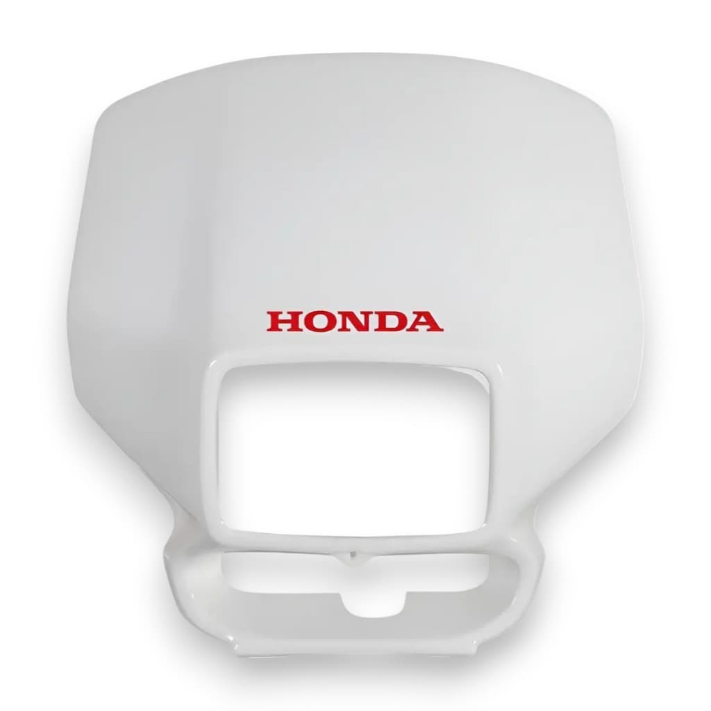Carenagem Frontal Farol Xlr 125 Xr 200 Branco Adesivado Original Paramotos