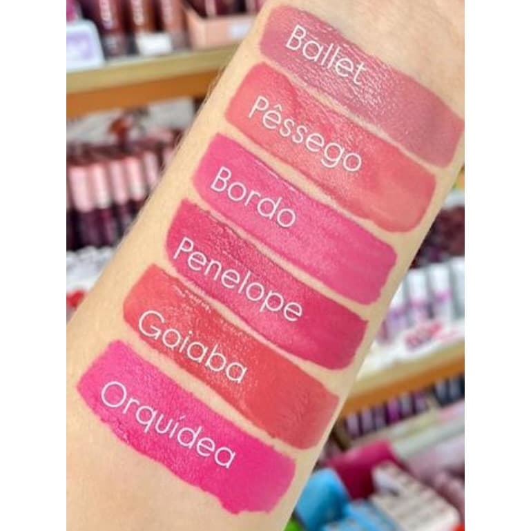 Batom Líquido Matte Ludurana Rosas Queridinhos 4,5ml | Longa Duração + Ácido Hialurônico