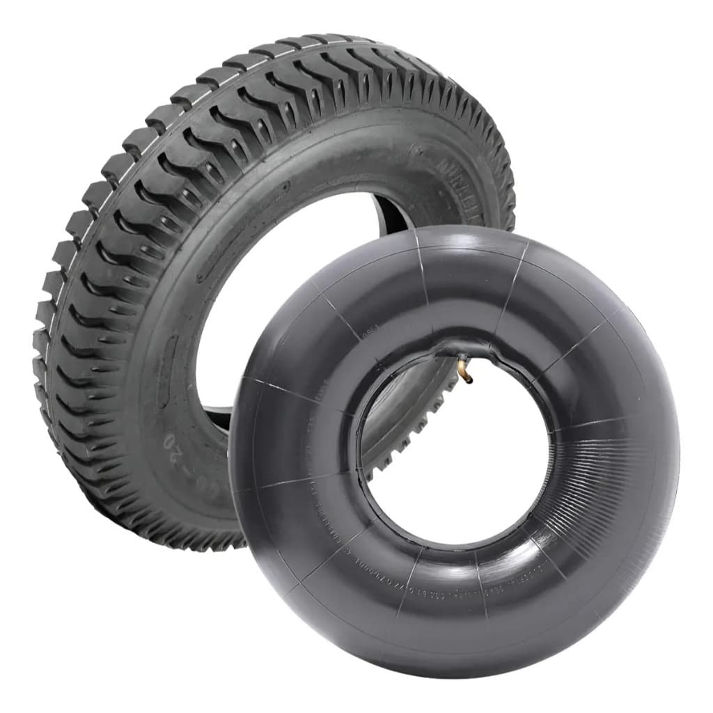 Kit Pneu 2.50-4 Refrorçado 4pr + Câmara De Ar 2.50-4