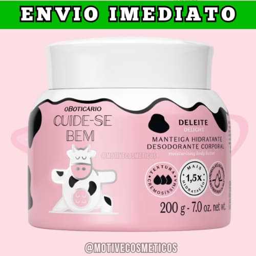 Manteiga Hidratante Corporal Deleite Cuide-Se Bem 200g