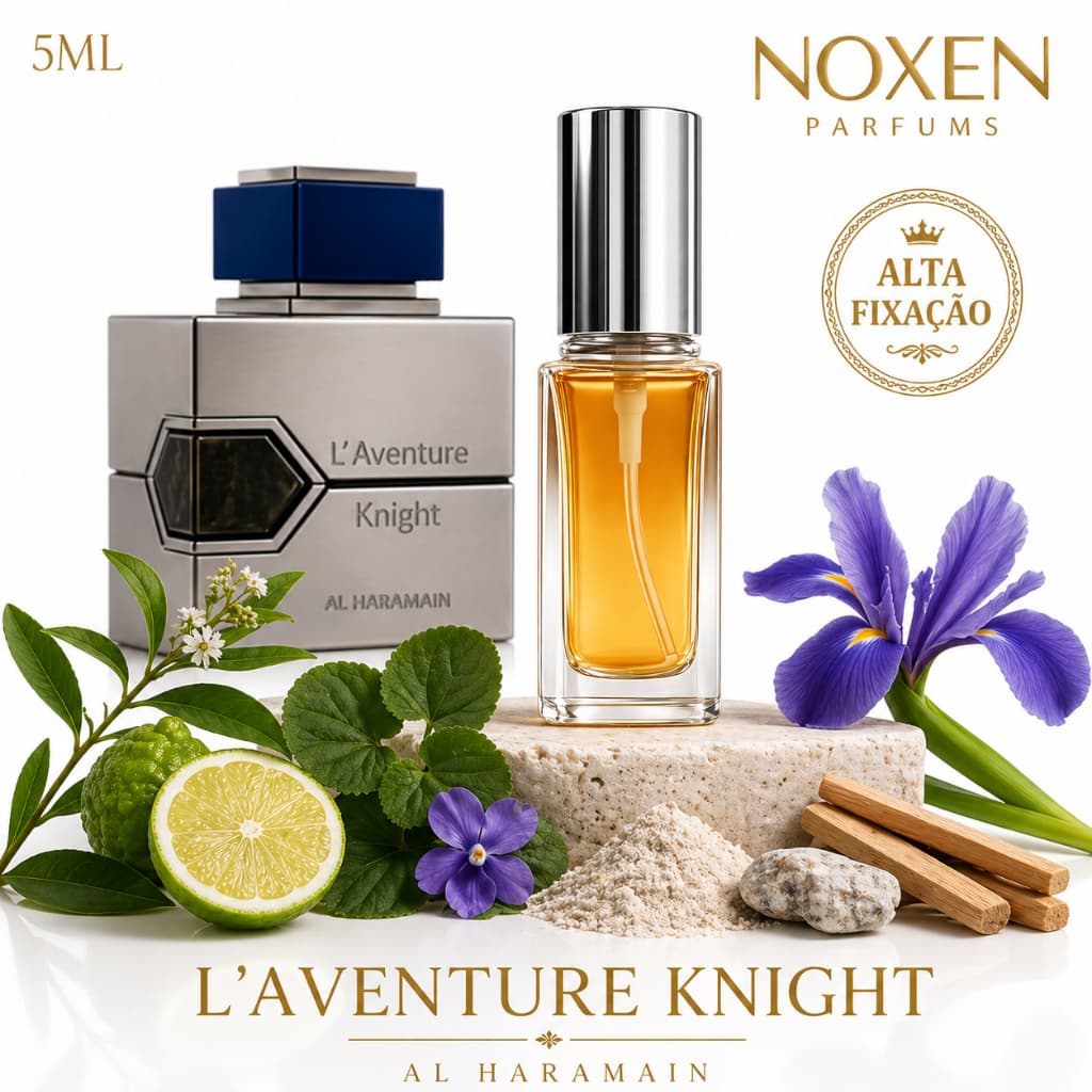 Perfume Masculino 5ml Premium Vidro Spray L’Aventure Knight Elegante