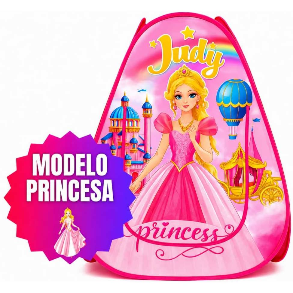 Brinquedo Barraca Princesa Cabaninha Toca Infantil Dobrável - Com Bolsa -