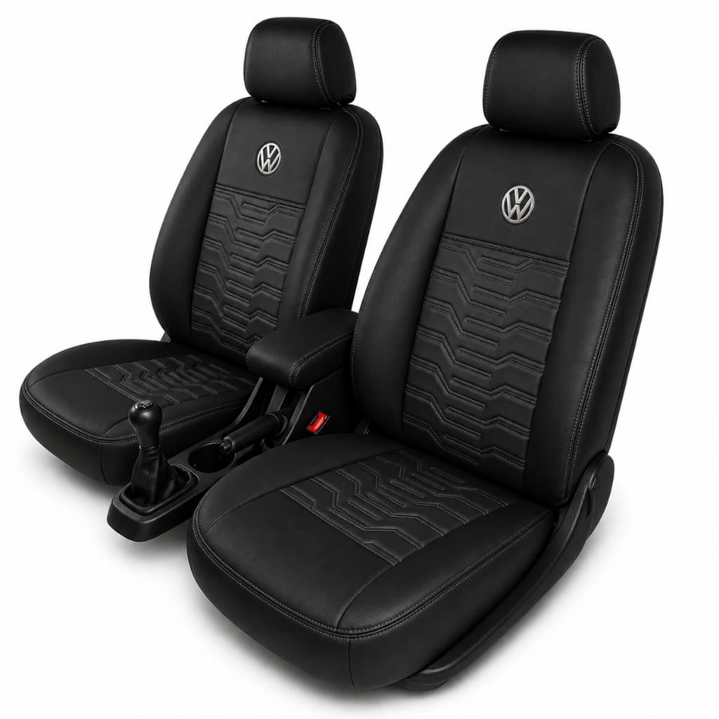 Capa De Couro Original VolksWagen Assento De Banco Automotivo Impermeavel Para Carro Universal