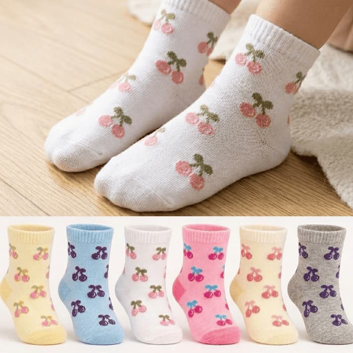 Kit 6 Pares Meia Infantil Anatômica Menino e Menina Ótima Qualidade e Confortável Kits com 3, 6 pares