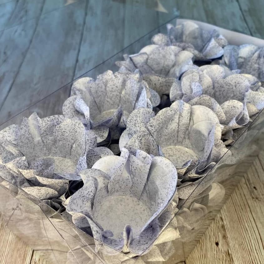 120 forminhas STYLE modelo flor PRATA PREMIUM para doces finos para casamentos festas