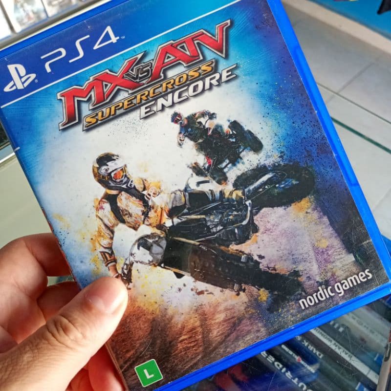 JOGO MX VS ATV SUPER CROSS MÍDIA FÍSICA SEMI NOVO