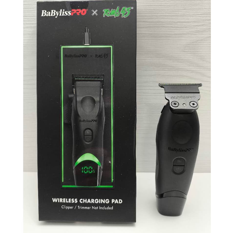 Máquina Acabamento Babyliss BabylissPRO Tomb 45 FXT45T Trimmer COM BASE DE CARREGAMENTO WIRELESS