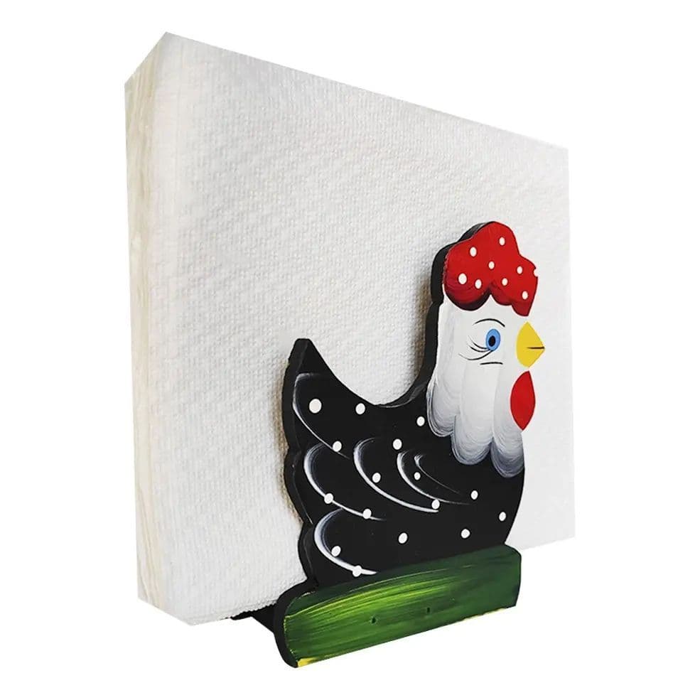 Porta Guardanapos Tema Galinha Da Angola Mesa Artesanal Mdf