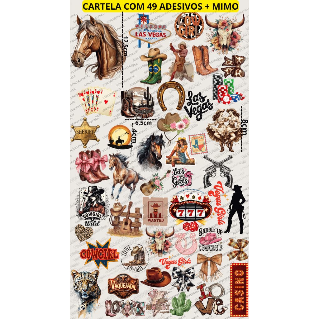 Aplique Adesivo Decalque Country Para Roupas Feminino Masculino Para Calças Jeans e Jaqueta Jeans Rodeio Barretos Cowboy