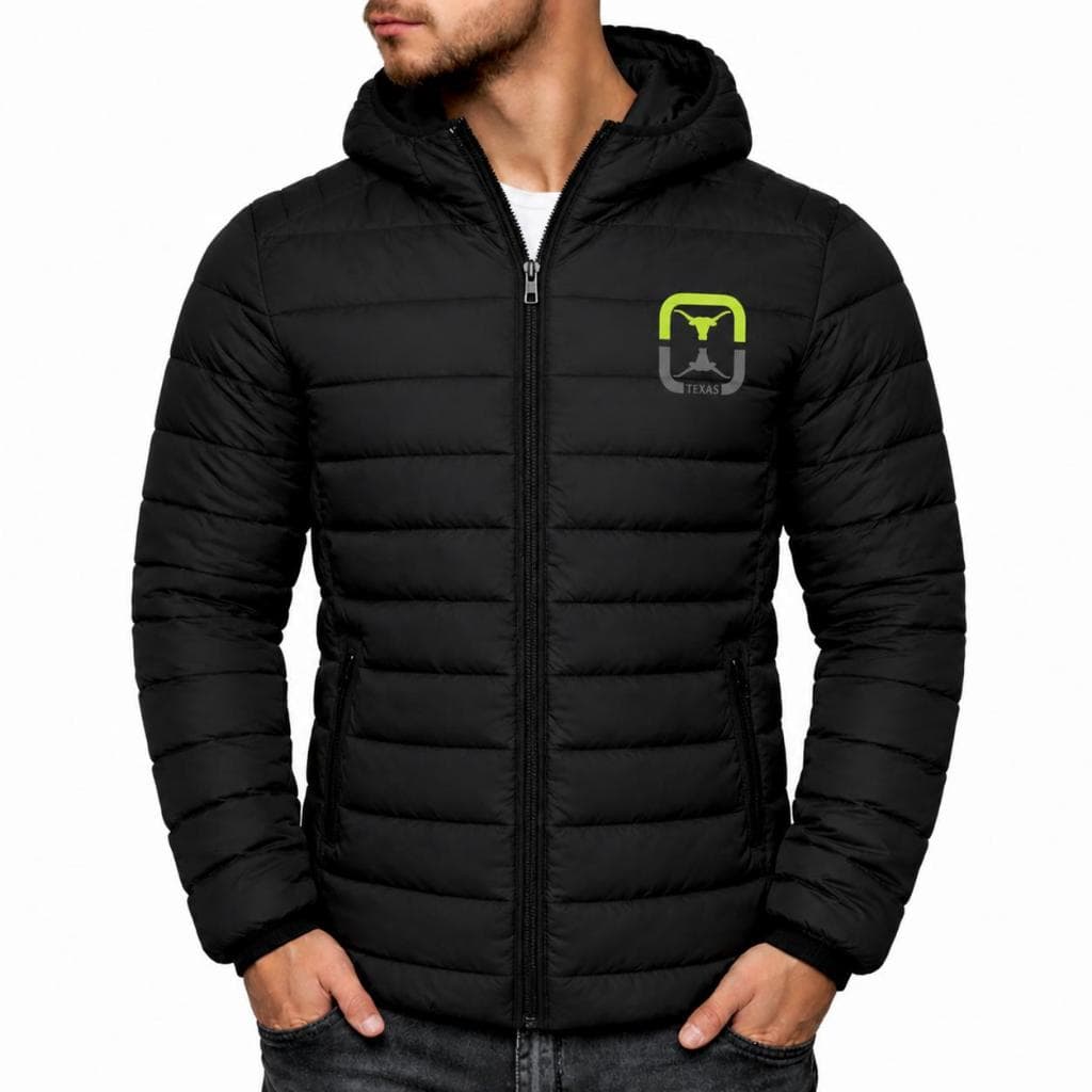 Bobojaco Masculino Country Jaqueta Puffer Masculina Bomber Corta Vento