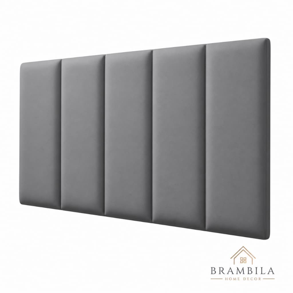 Cabeceira Solteiro 100x60 Modular Autocolante Suede Premium Sem Furo Brambila