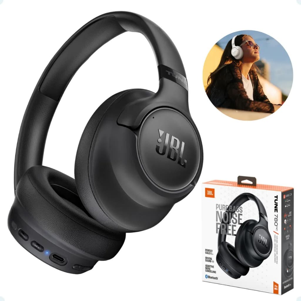 Fone De Ouvido Jbl Tune 780nc Preto Envio Mediato
