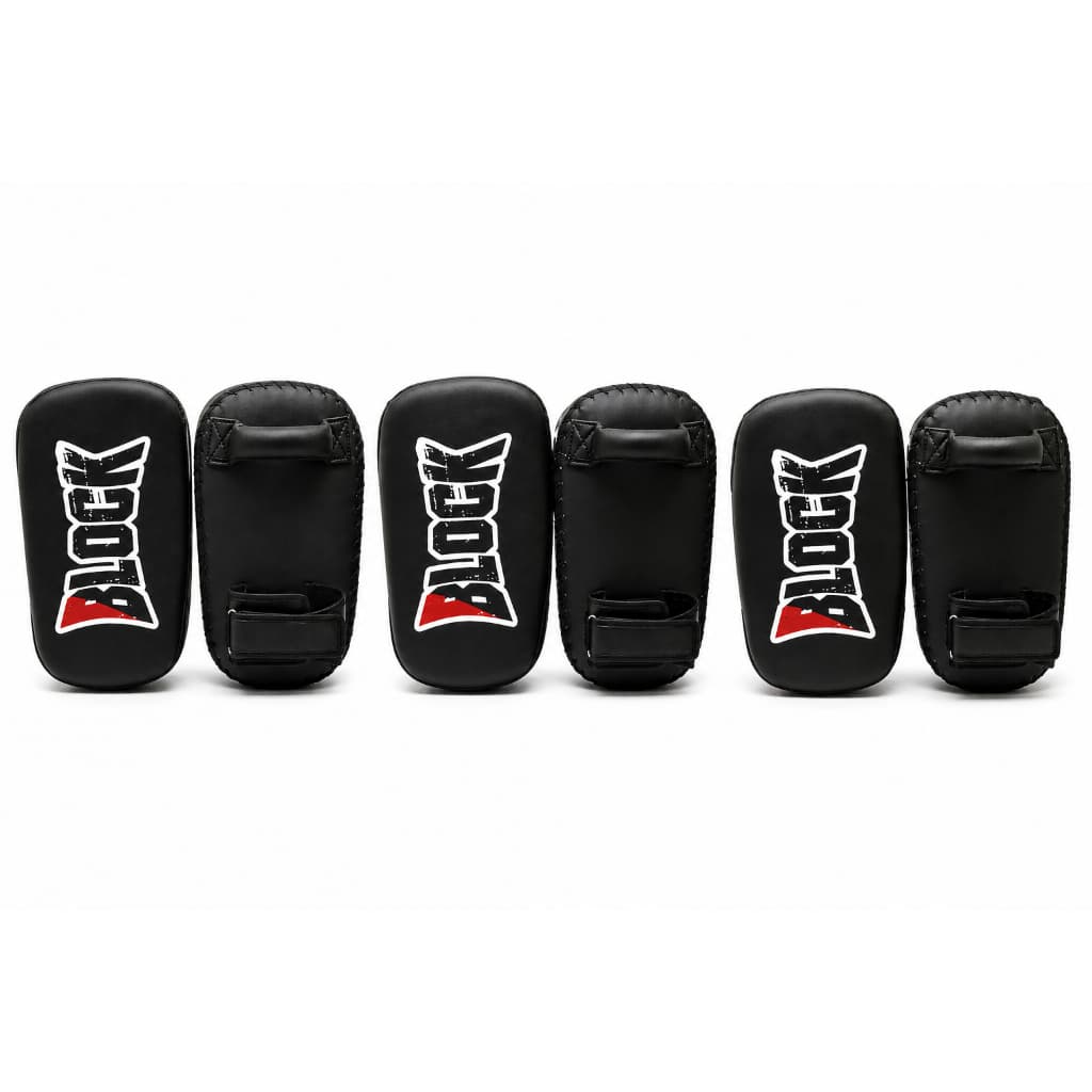 Kit 3 pares de Aparador de Chute Muay Thai  MMA Boxe Kickboxing