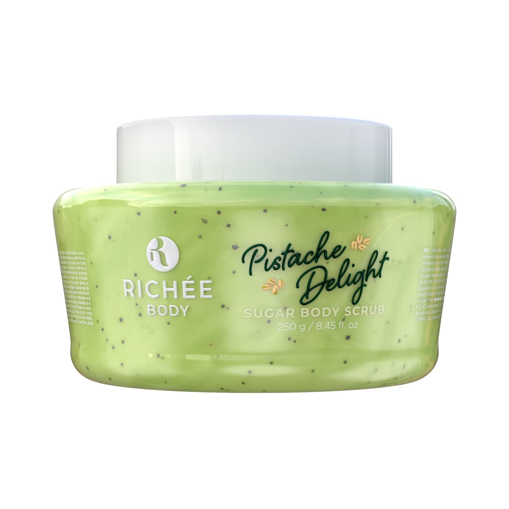 Esfoliante Sugar Body Scrub Pistache 250g Richée Lançamento