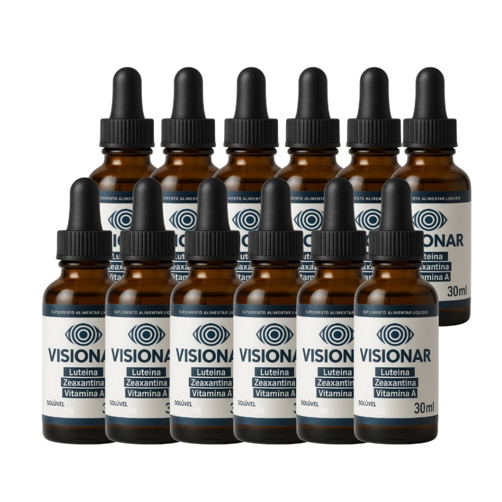 Kit 12 Visionar Premium – Suporte à Saúde dos Olhos | Original + NF