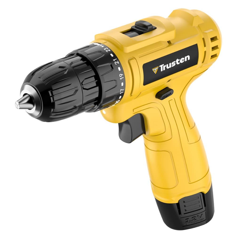 Parafusadeira Furadeira de Impacto 12V TRUSTEN TP12-1B1 com Bateria