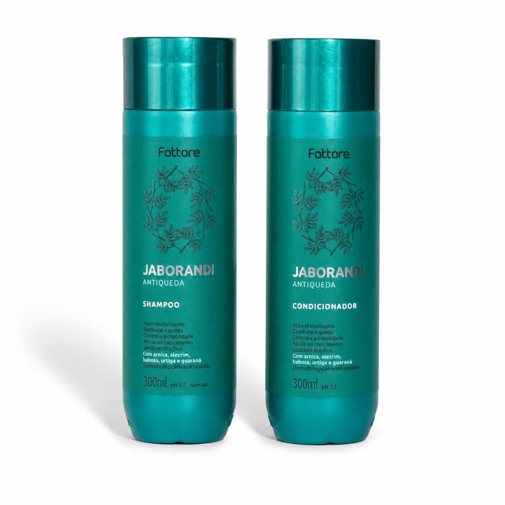 Fattore Kit Jaborandi Antiqueda Crescimento Saudavel Com Jaborandi, Alecrim e Guaraná