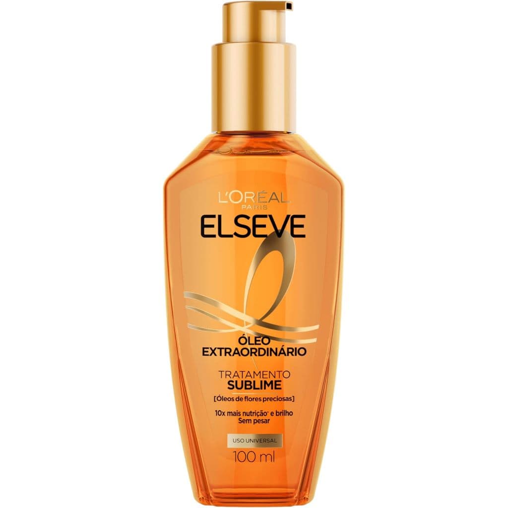 L'Oréal Paris Elseve Óleo Finalizador Óleo Extraordinário, Anti Frizz, Protetor Térmico, 100ml