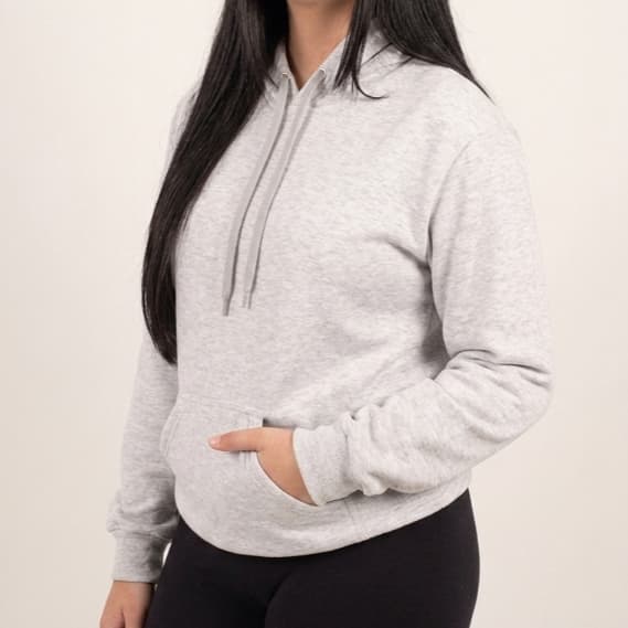 Moletom Feminino Canguru com Capuz Premium | Blusa de Frio Confortável, Quentinha e Moderna