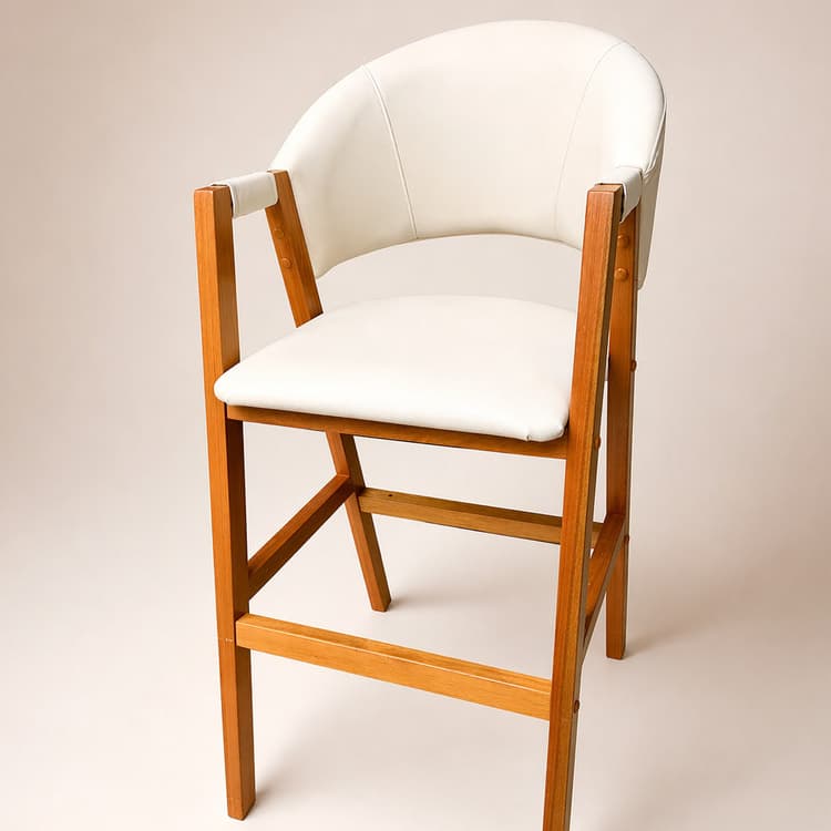 Banqueta ODETE Balcão/Cozinha Madeira Maciça Corino