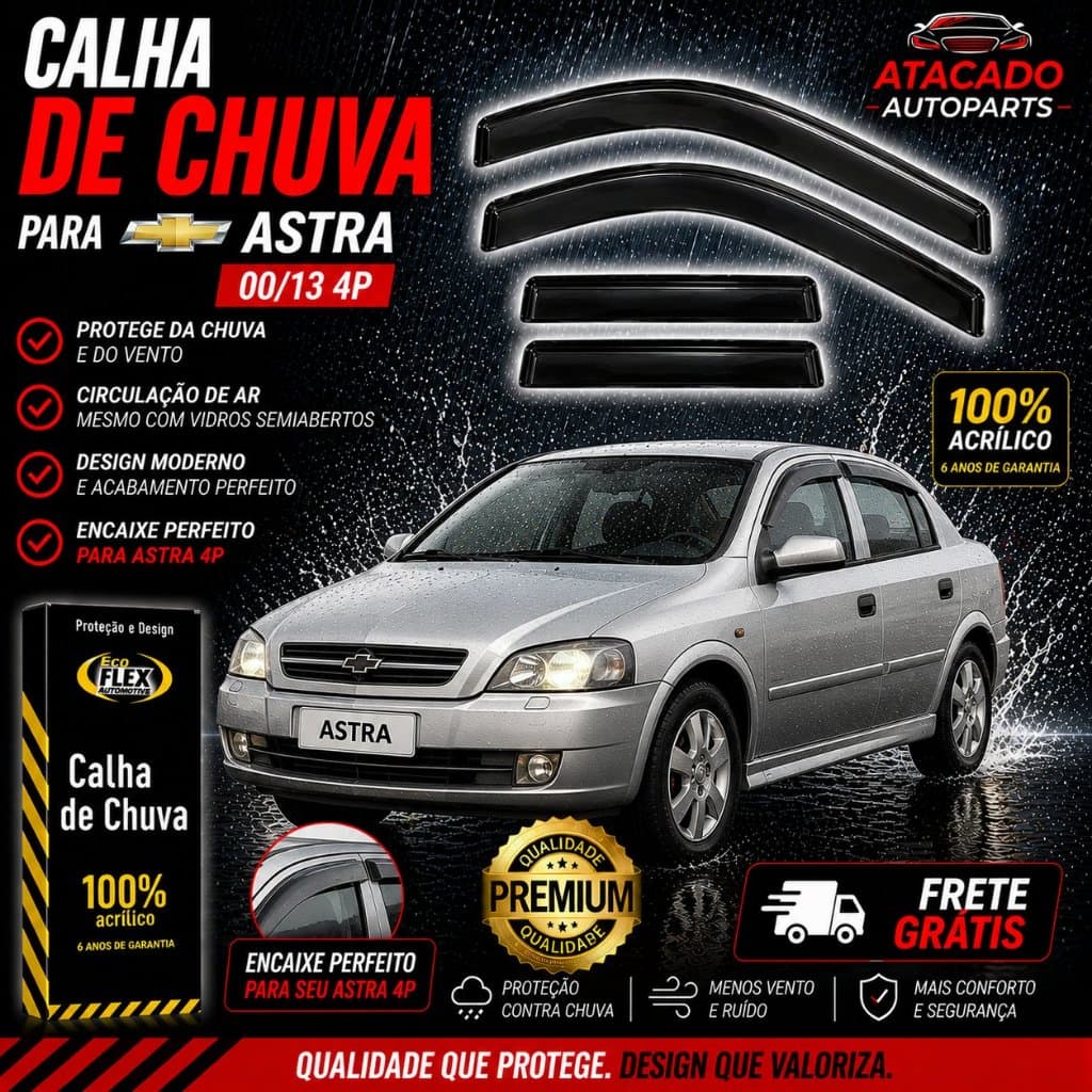 CALHA DE CHUVA ASTRA 00/13 4P