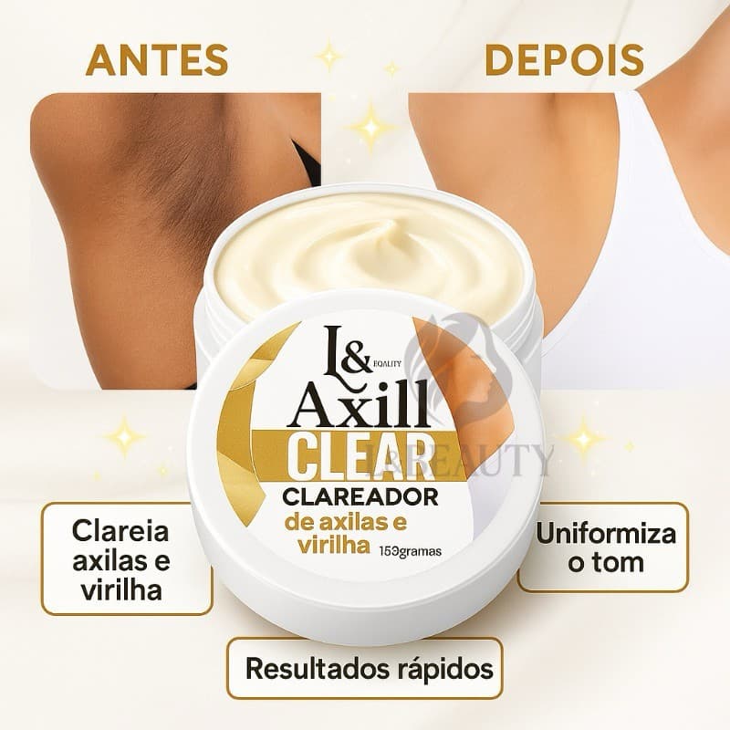 Creme Clareador Para Axilas Com Dolomita 150g - L&Beauty Clareamento ultra rapido