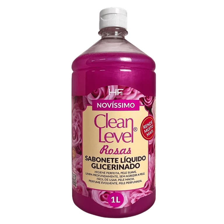 Sabonete Líquido Clean Level Rosas Hair Fly 1L