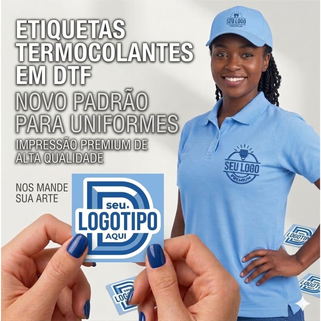 Etiquetas Termocolantes Personalizada para Moda Fitness, Moda Praia, Roupas tudo I que envolva tecidos