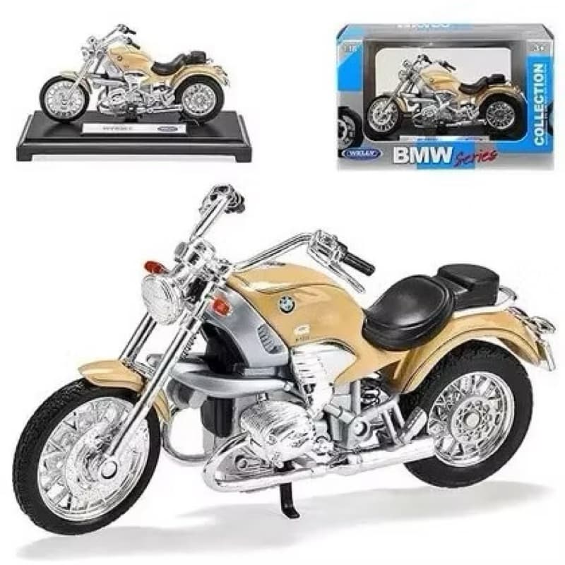Miniatura Moto BMW R1200 C Creme Welly 1/18