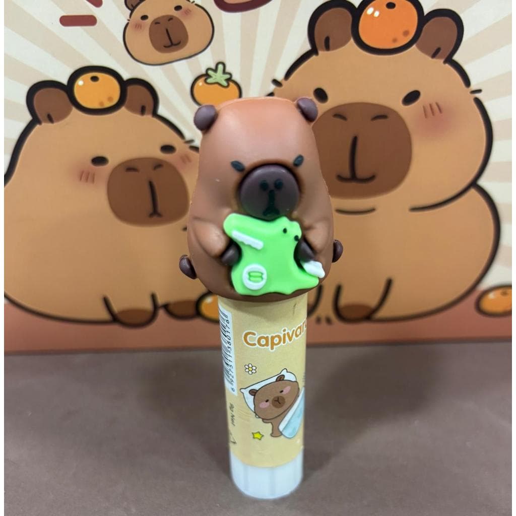 Cola Bastão com Tema Capivara - Papelaria fofa