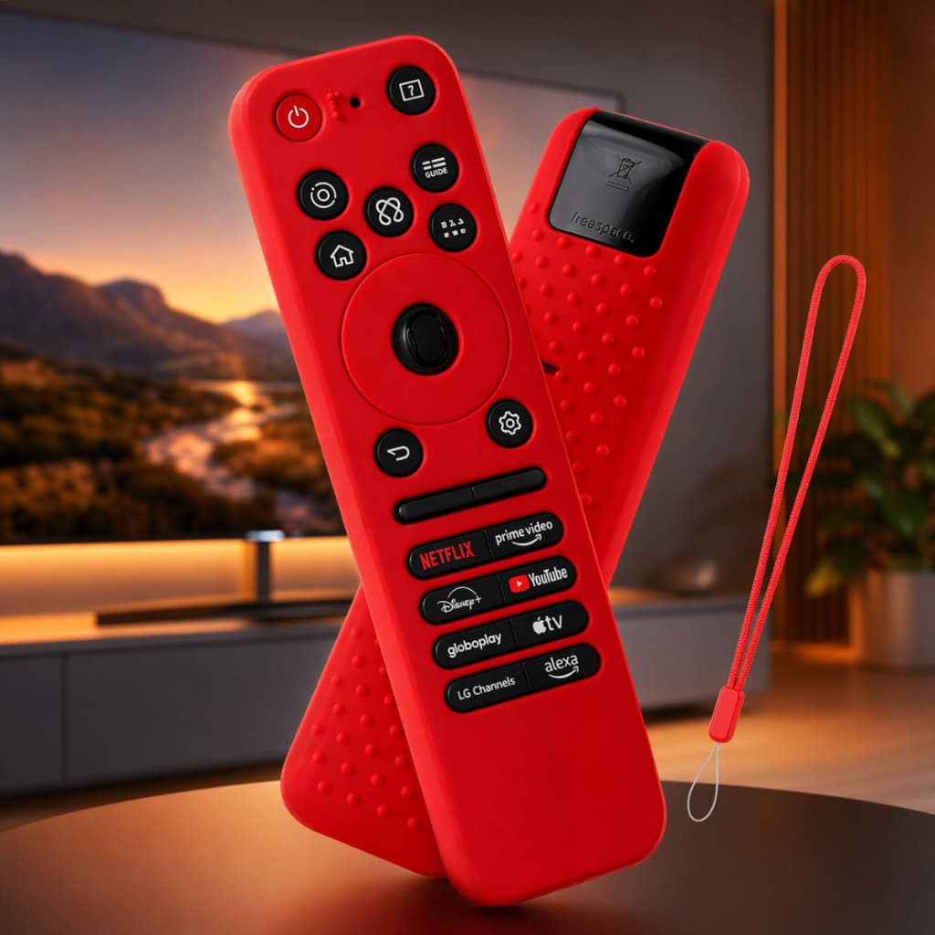 Capa Capinha De Silicone Para Controle Remoto Tv LG MR25G Smart Magic resistente flexivel Protetora