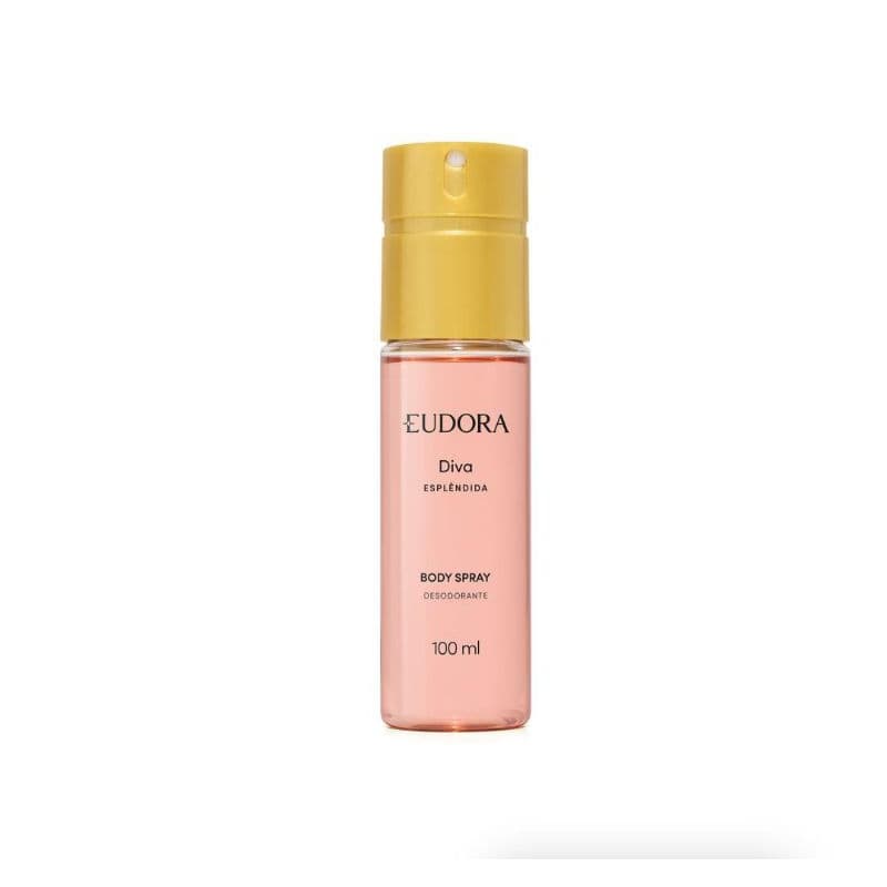 Body Spray Diva Esplêndida Eudora 100ml - Proteção e Perfumação Marcante