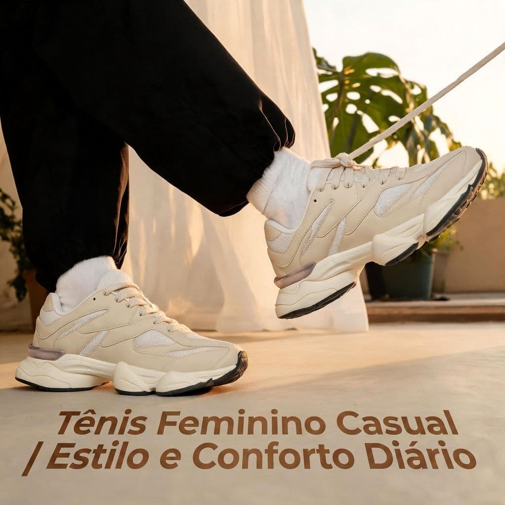 Tenis Casual Feminino |  Estilo e Conforto Matérias de Alta Qualidade e Resistencia | GARANTA AGORA!