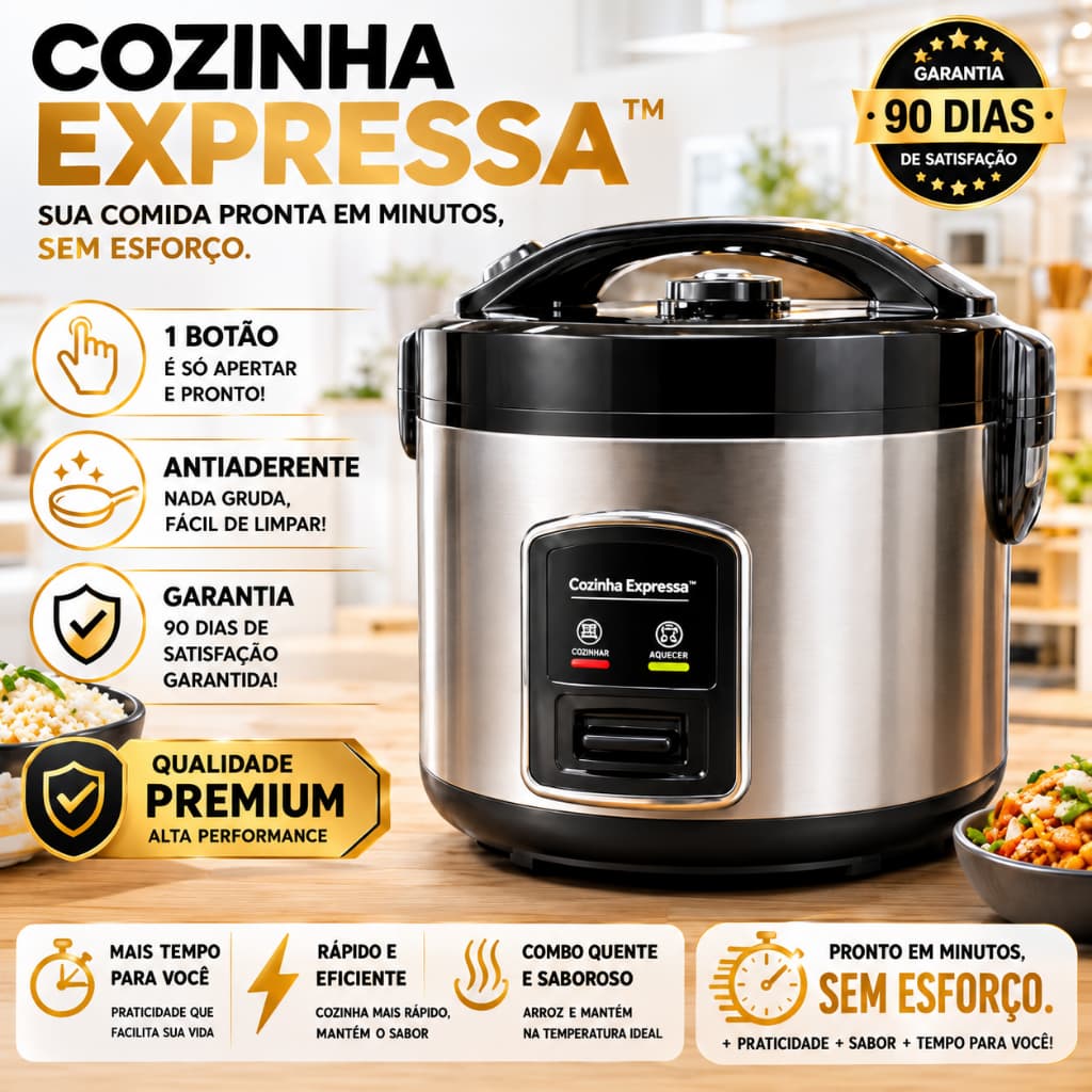 Panela Elétrica Compacta, Antiaderente, Ideal para Macarrão, Arroz e Refeições 1L 127V Preta