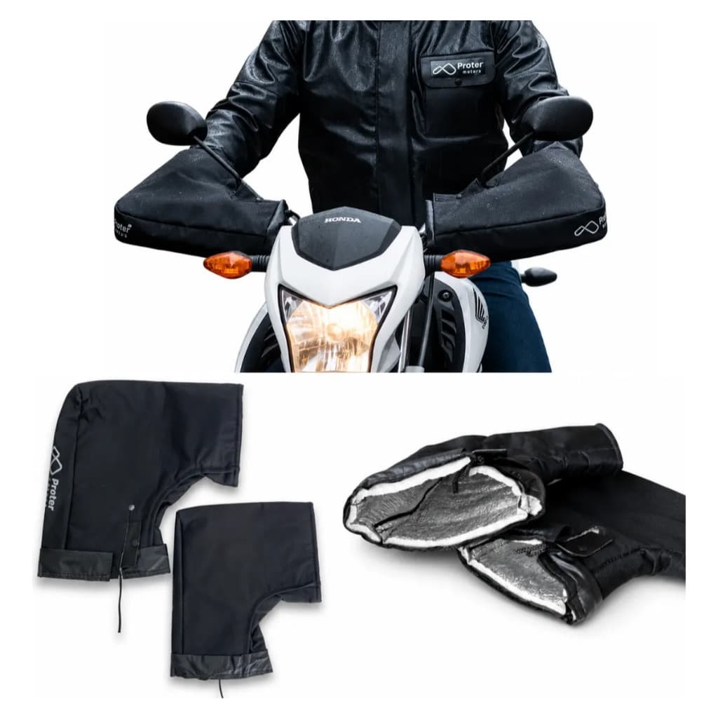 Luvas De Guidão Para Frio Motos Universal