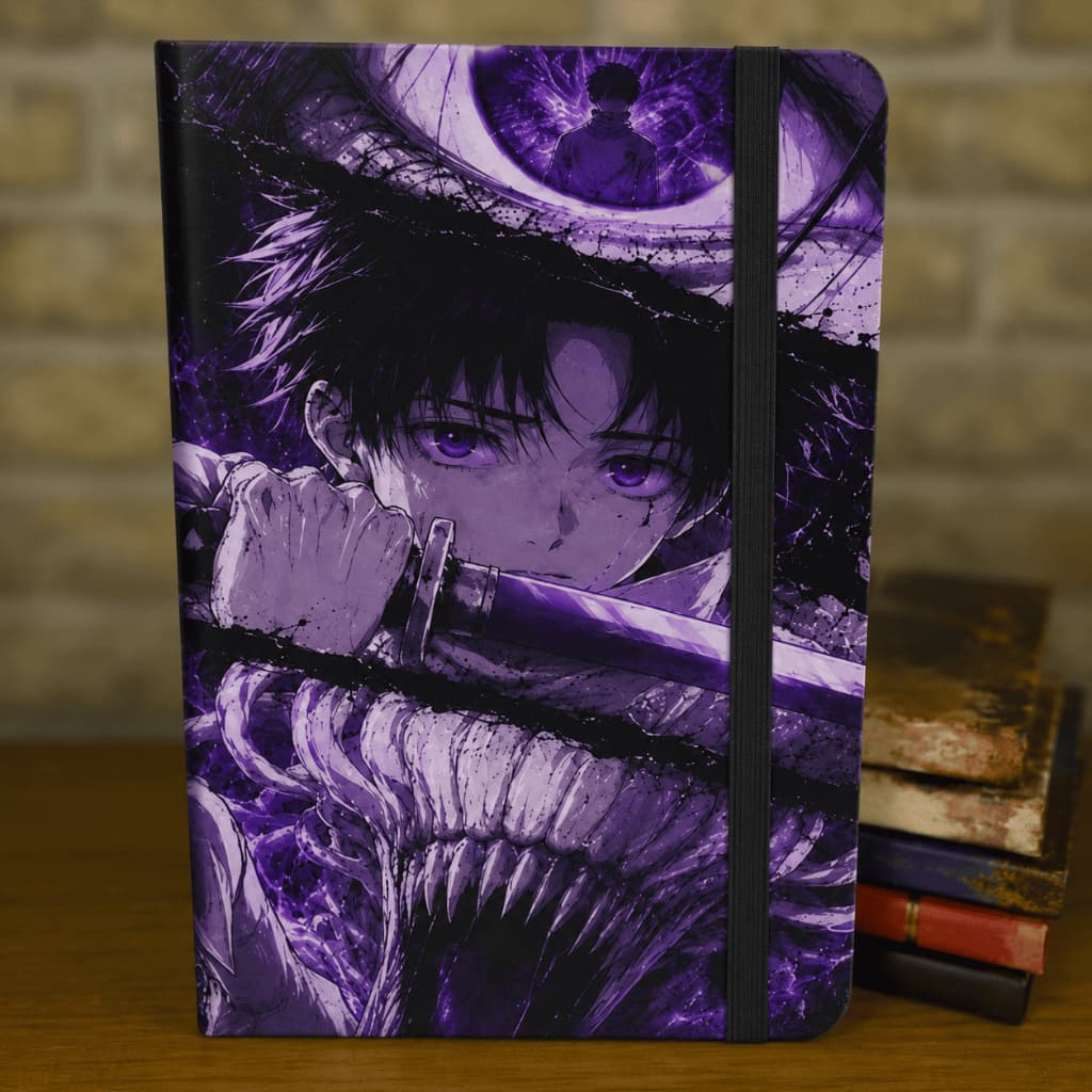 Caderno Moleskine & Sketchbook. Jujutsu Kaisen 21x14cm Yuta & Rika - 80fls -  Anime - Olho do Abismo