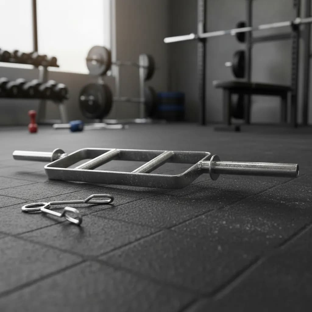 Barra H Maciça Musculação Halter C/ Presilhas - Fitness Prado