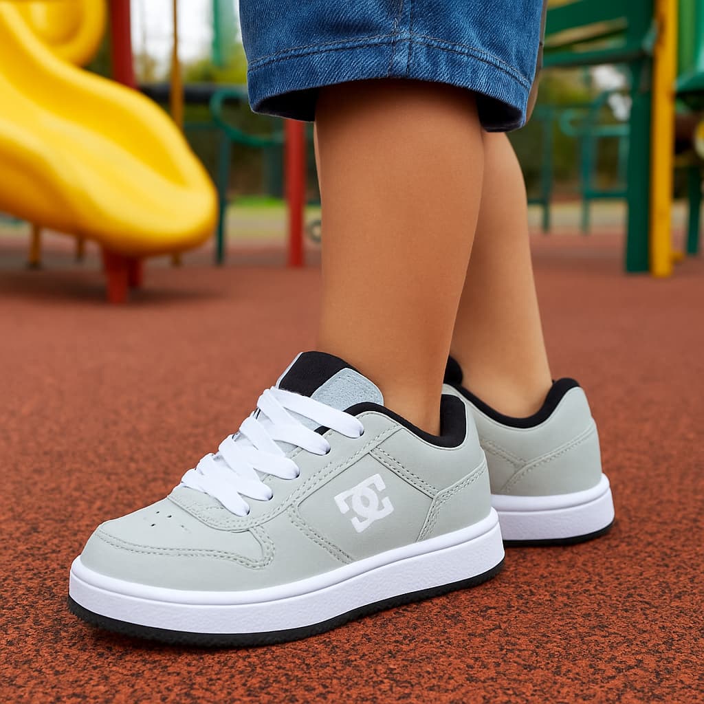 Tênis DC Infantil Juvenil Manteca 4 Crianças Menino 26 ao 33 Disponível Mega promoção Escolar