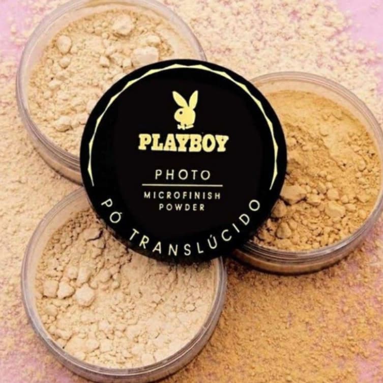 Pó Solto Translúcido Playboy Photo Microfinish Powder