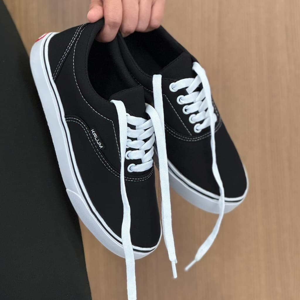 Tenis Feminino Kalum Street Masculino Tenil Skatista Sola Reta Promoção