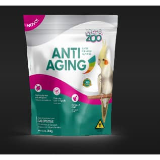 Megazoo Extrusada Anti Aging Calopsitas 350g