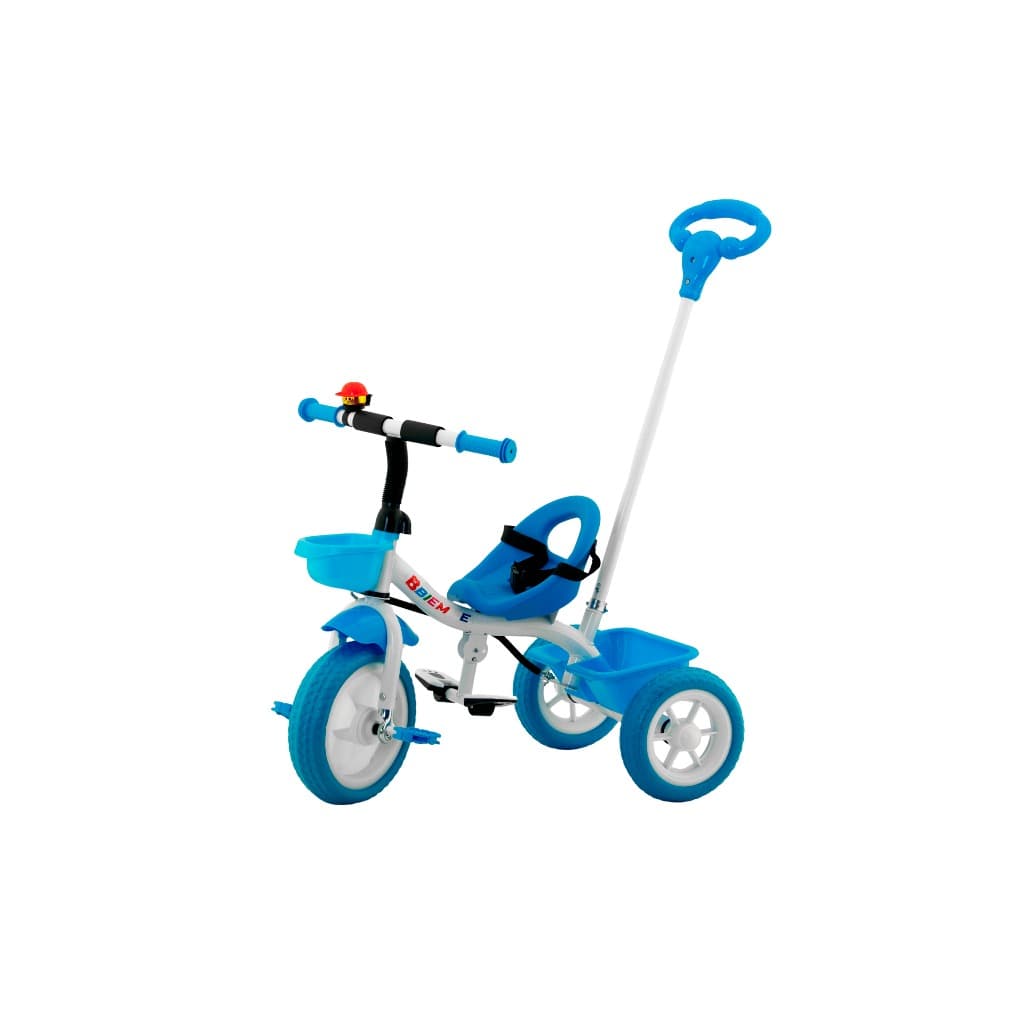 Triciclo Infantil Biemme Little Trike Comfort Com Haste E Pedal até 20kgs