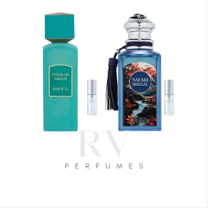 Combo - Riffs Costa de Amalfi + Safari Breeze - Perfume arabe masculino e feminino